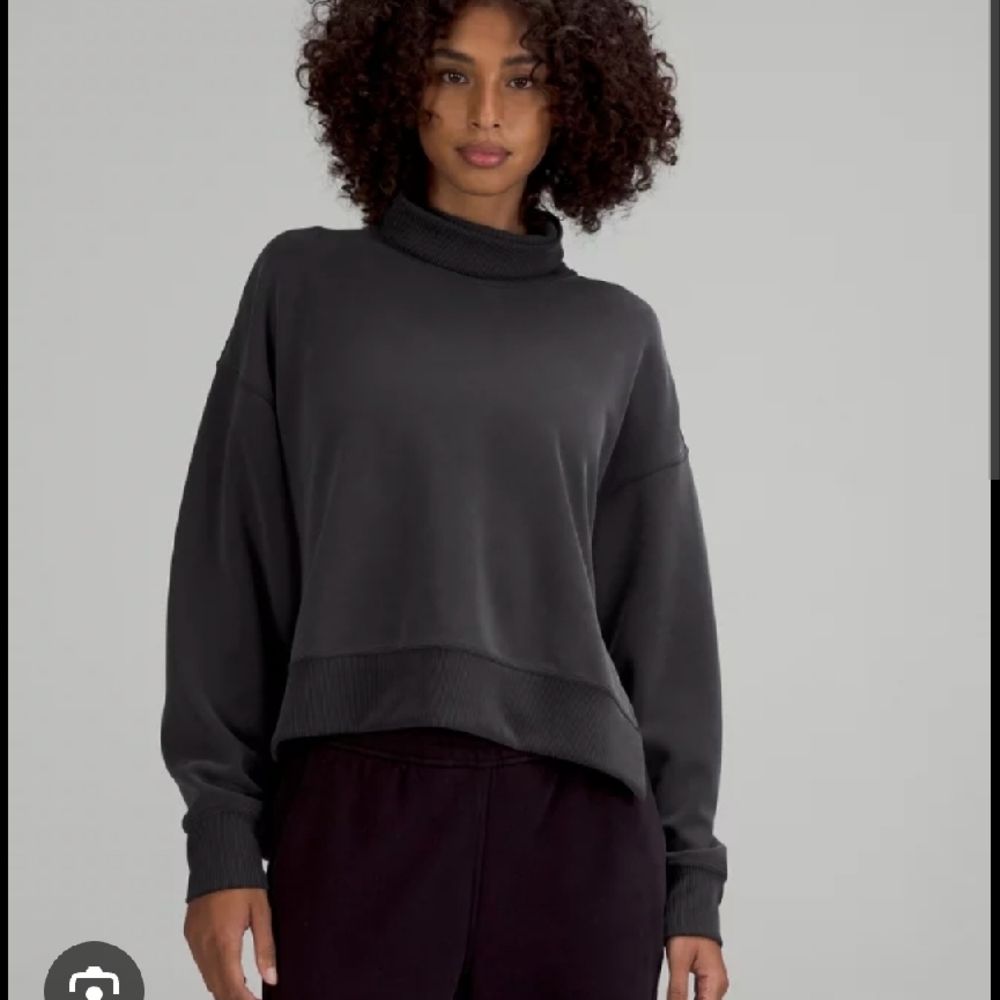 Women's Black Turtleneck Sweater